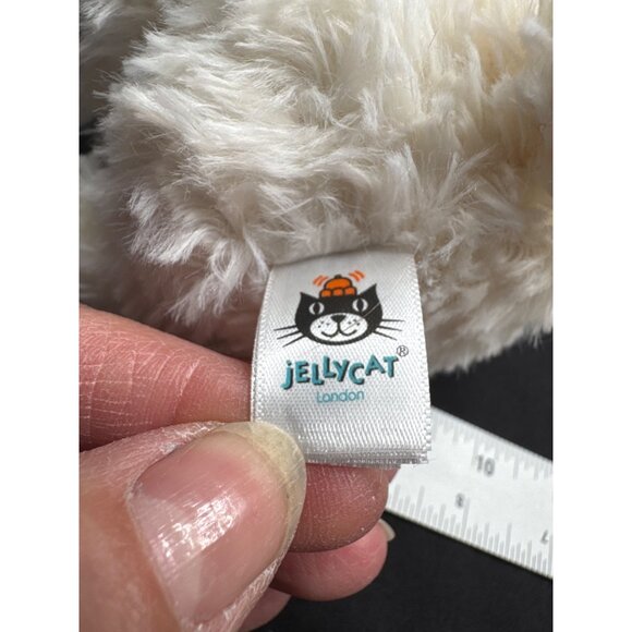 Jellycat London Yummy 6" White Lamb Plush Toy Soft Cuddly Stuffed Animal 7 Inche - Picture 3 of 5